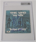 The Who "Baba ORiley" Signed 45 RPM Single with Entwistle, Townshend & Daltrey (Beckett/BAS Encapsulated & JSA LOA)