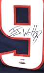 J.J. Watt Authentic Signed Navy Blue Pro Style Jersey Autographed (PSA/DNA and Tristar)