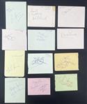 Hollywood Entertainment Lot w/ Fonda, Baryshnikov, Natalie Cole, Voight, Danza, & More!  (43 Autographs)(Third Party Guaranteed)