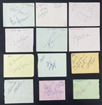 Hollywood Entertainment Lot w/ Fonda, Baryshnikov, Natalie Cole, Voight, Danza, & More!  (43 Autographs)(Third Party Guaranteed)