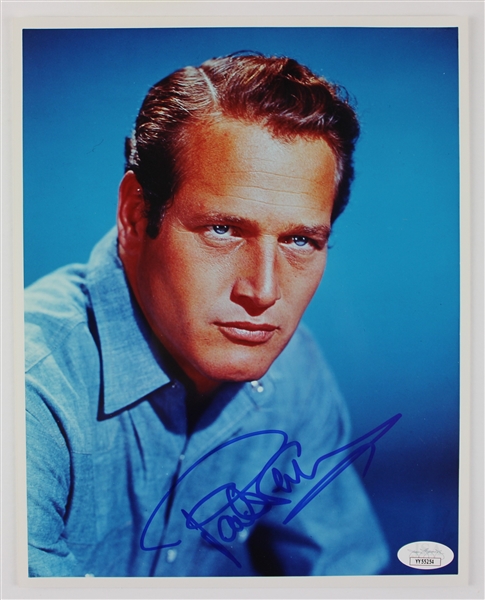 Paul Newman Signed 8" x 10" Color Photograph (JSA)