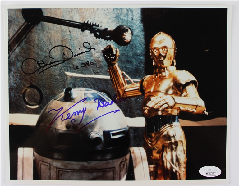 Star Wars: Kenny Baker & Anthony Daniels Dual-Signed 8" x 10" Photograph (JSA)