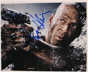 Bruce Willis Signed 8 x 10 'Die Hard' Photograph (JSA)