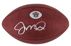 Joe Montana Signed Wilson The Duke Leather 49ers 75th Anniversary Edition Game Model Football (Beckett/BAS)