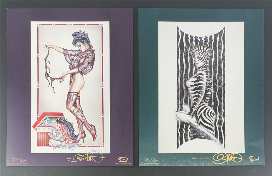 Olivia de Berardinis Lot of Four Signed 16" x 20" Prints (Third Party Guaranteed)