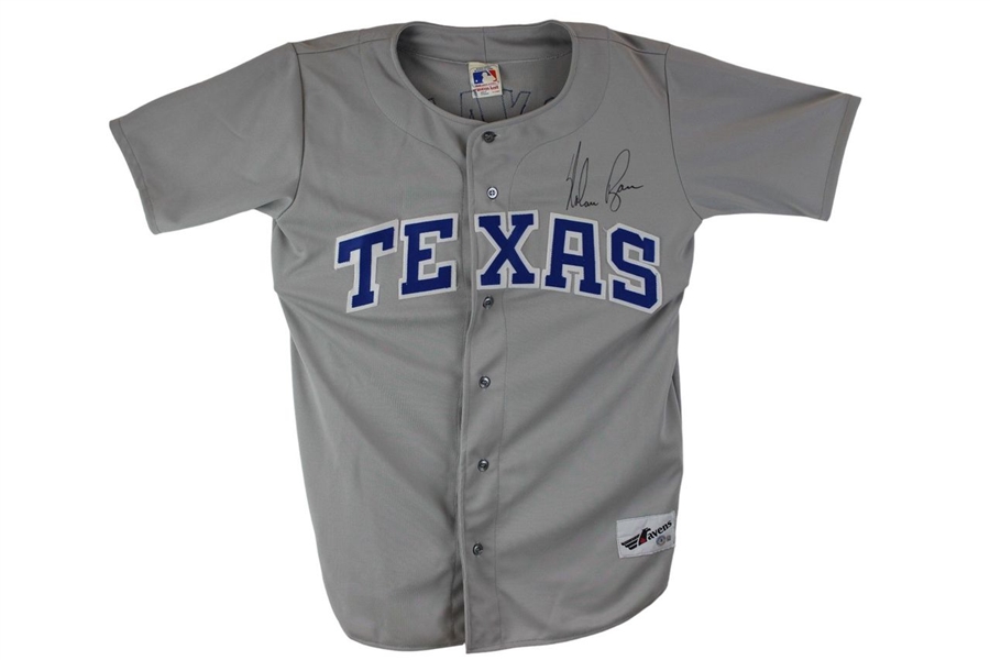 Nolan Ryan Signed Texas Rangers Jersey (Beckett/BAS)