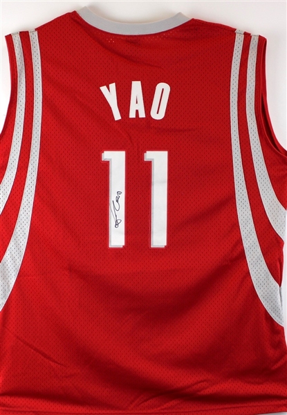 Yao Ming Signed Houston Rockets #11 Jersey (Third Party Guarantee)