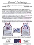 Shaquille O'Neal PHOTO MATCHED Game Worn Jersey from 1989 McDonald's All-American Game - The Earliest Shaq Jersey to Ever Appear on The Market! (Sports Investors/SIA)(Shaq LOA)