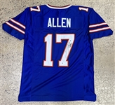 Josh Allen Signed & Inscribed Buffalo Bills Jersey (Beckett/BAS Witnessed)