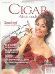 Lot of 6 Cigar Aficionado Magazines, including Bo Derek, Jimmy Smits, Tommy Franks, Susan Lucci (2), and George Lopez (Third Party Guarantee) 