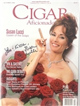 Lot of 6 Cigar Aficionado Magazines, including Bo Derek, Jimmy Smits, Tommy Franks, Susan Lucci (2), and George Lopez (Third Party Guarantee) 