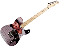 Bruce Springsteen Signed Custom Darkness on the Edge of Town Graphic Guitar (ACOA)