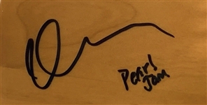 Pearl Jam RARE Group Signed Fender Squier Telecaster Guitar (5 Sigs)(Beckett/BAS LOA)