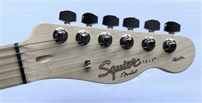 Pearl Jam RARE Group Signed Fender Squier Telecaster Guitar (5 Sigs)(Beckett/BAS LOA)