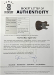 Pearl Jam RARE Group Signed Fender Squier Telecaster Guitar (5 Sigs)(Beckett/BAS LOA)