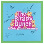 Brady Bunch: Cast Signed 24 x 24 Anniversary Poster w/ Davis, McCormick, +6 Others! (Beckett/BAS)