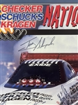 Nascar: Multi-Signed 2006 Nationals Poster w/ Force, Pedregon, Schumacher +3 (Third Party Guaranteed)