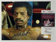 Rocky: Carl Weathers Signed 8 x 10 Photo as Apollo Creed (JSA)