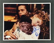 Interview with the Vampire: Brad Pitt & Kirsten Dunst Signed 8 x 10 Photo (JSA)