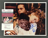 Interview with the Vampire: Brad Pitt & Kirsten Dunst Signed 8 x 10 Photo (JSA)