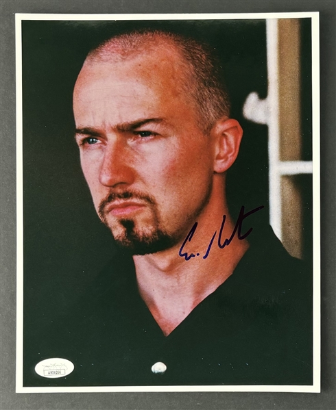 American History X: Edward Norton Signed 8" x 10" Photo (JSA)