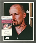 American History X: Edward Norton Signed 8 x 10 Photo (JSA)