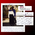 Tupac Shakur Rare Double Signed & Inscribed Prison Wedding Polaroid Photo (JSA LOA, Tracks UK LOA & Letter of Provenance)