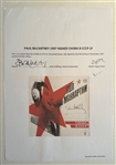 Beatles: Paul McCartney Beautifully Signed ‘CHOBA B CCCP’ ALBUM, aka, ‘THE RUSSIAN ALBUM’, LONDON (JSA LOA, Letter of Provenance & Tracks UK LOA) 