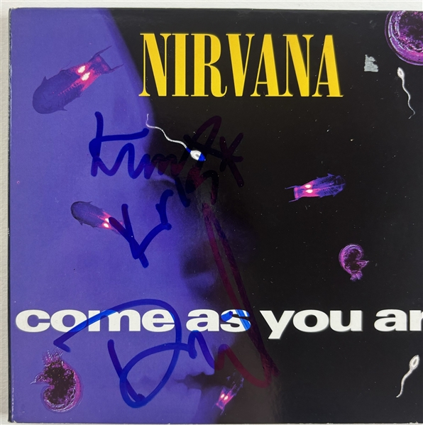 Nirvana : Group Signed "Come As You Are" UK CD Single (3 Sigs)(Beckett/BAS LOA)