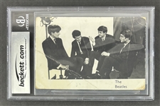The Beatles ULTRA RARE Early 3.5 x 5.5 Promo Photocard Featuring The Original Lineup with Pete Best! (Beckett/BAS Encapsulated & Caiazzo LOA)