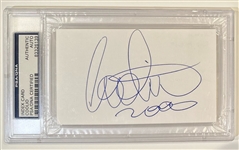 Coolio Superb Signed 3" x 5" Index Card (PSA/DNA Encapsulated)