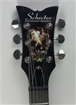 Motley Crue Desirable Group Signed Schecter All Bad Things Must Come To An End 2014 Tour Guitar (JSA LOA)
