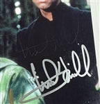 Star Wars Return of the Jedi: Harrison Ford, Carrie Fisher & Mark Hamill In-Person Signed 10 x 14 Color Photo (Beckett/BAS LOA)