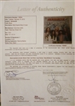 Aerosmith Rare Group Signed 1973 Self Titled Debut Album w/ All Five Members! (JSA LOA)