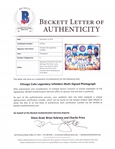 Chicago Cubs Vintage 1980's Great Cub Infields Unocal Promo Photo w/ 8 Sigs! (Beckett/BAS LOA)(JSA COA)