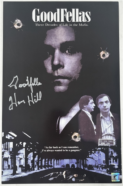 Goodfellas: Henry Hill Signed 11” x 17” Photo (Hill Holo)