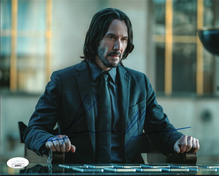 Keanu Reeves Signed 8" x 10" John Wick Photo (JSA)