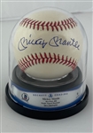 Mickey Mantle Signed and Encapsulated OAL Baseball Graded Mint 9! (Beckett/BAS)