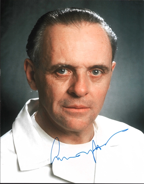 Anthony Hopkins Signed 11" x 14" "Silence of the Lambs" Photo (Beckett/BAS LOA)