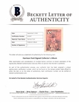 Harrison Ford Signed Original Raiders of the Lost Ark Collectors Album Book (Beckett/BAS LOA)