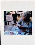 Rachel Hunter Signed 17 x 20 Playboy Photo in Framed Display w/ Photo Evidence (PSA/DNA)