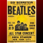 THE BEATLES – Original 1966 Shea Stadium Oversized Poster - Only One Known to Exist!