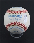 John Elway Signed OAL Baseball with 7 Inscription (JSA)