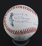 Ron Guidry Signed OML Baseball with “Louisiana Lighting” 10-stat ball Inscriptions (JSA)
