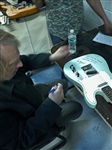 Foreigner: Lou Gramm RARE Signed & Lyric Inscribed Fender Squire Telecaster w/ Exact Photo Proof (Third Party Guaranteed)