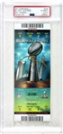 Tom Brady Signed Super Bowl LI Game Ticket :: PSA/DNA Authenticated & Encapsulated