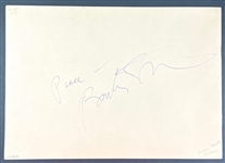Barbara Streisand Signed Music & Television 50th Anniversary Program (Beckett/BAS)