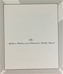 Barbara Streisand Signed Music & Television 50th Anniversary Program (Beckett/BAS)