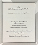 Barbara Streisand Signed Music & Television 50th Anniversary Program (Beckett/BAS)
