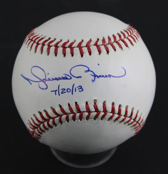 Mariano Rivera Signed & Inscribed "7/20/13"  OML Baseball (Beckett/BAS)